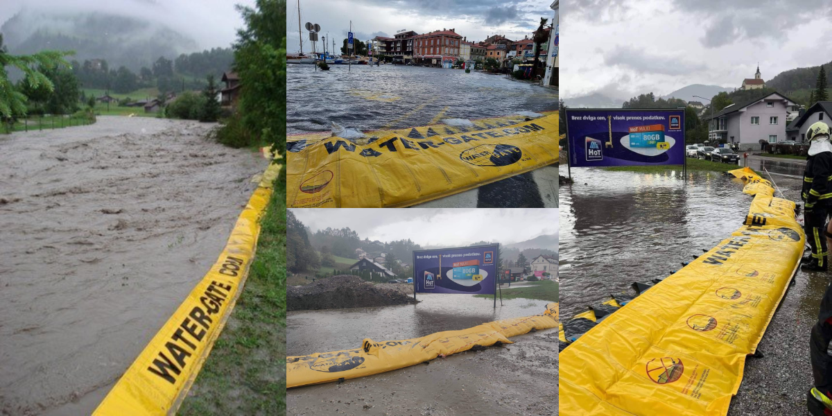 Protipoplavna zaščita Water-Gate. Protipoplavne zaščite. Poplava