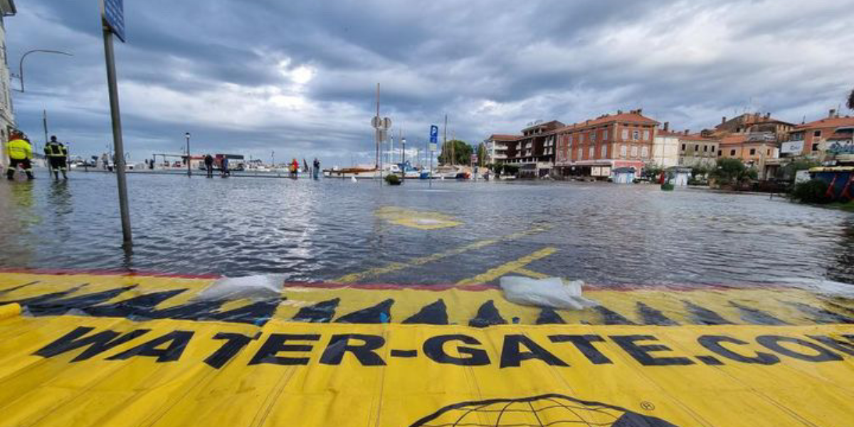 Protipoplavna zaščita Water-Gate. Protipoplavne zaščite. Poplava
